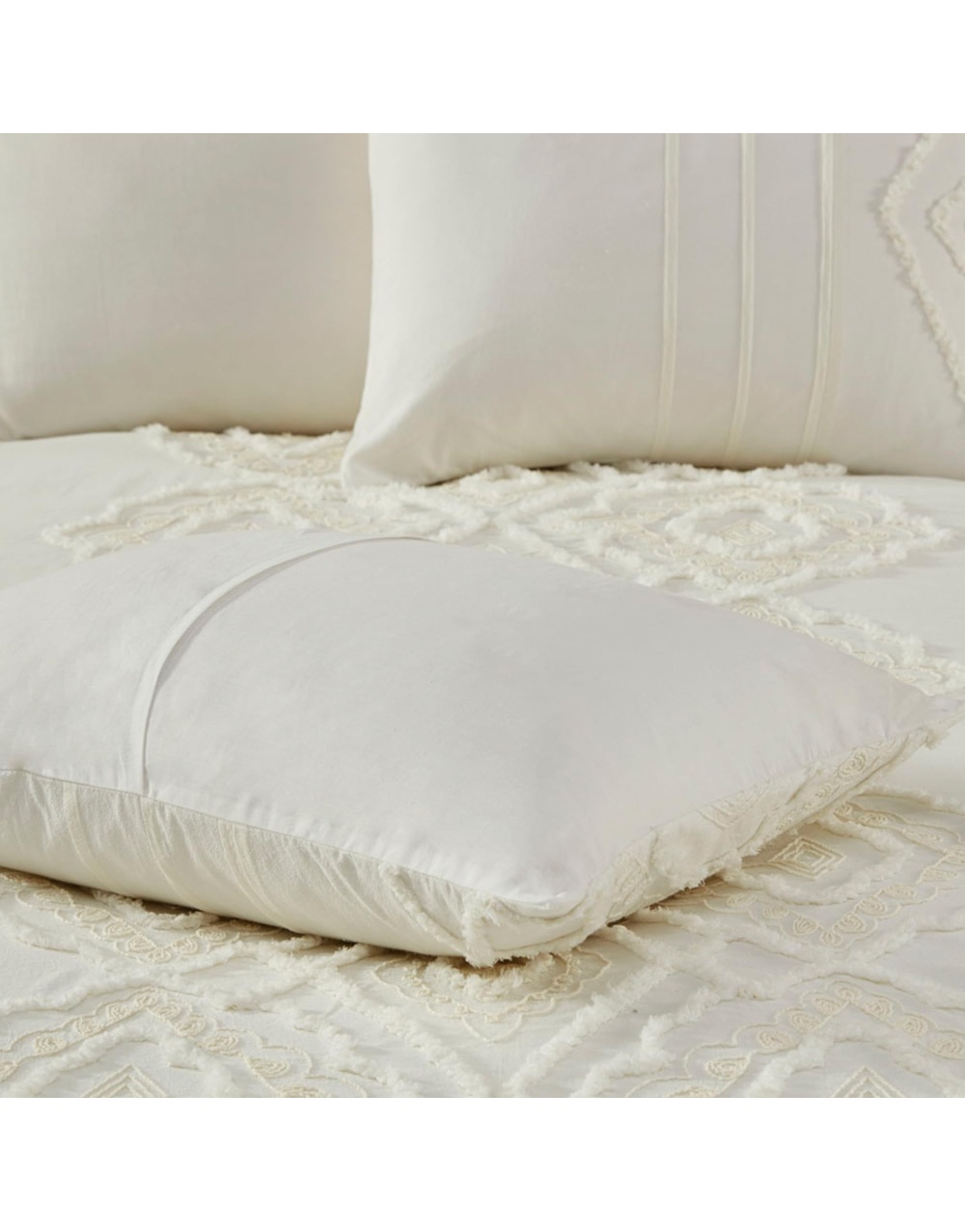 chenille-tufted-off-white-bedding-comforter-set-4