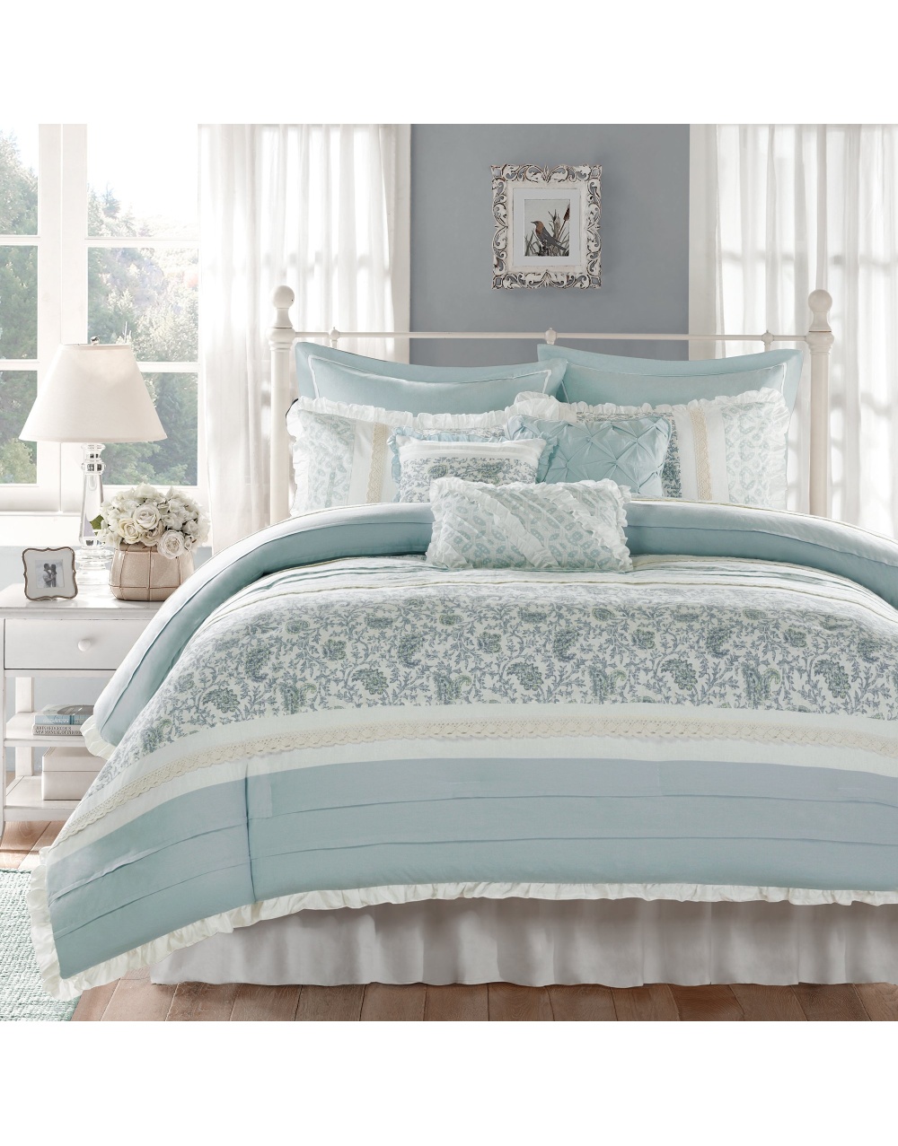 cotton-blue-bedding-comforter-set-2