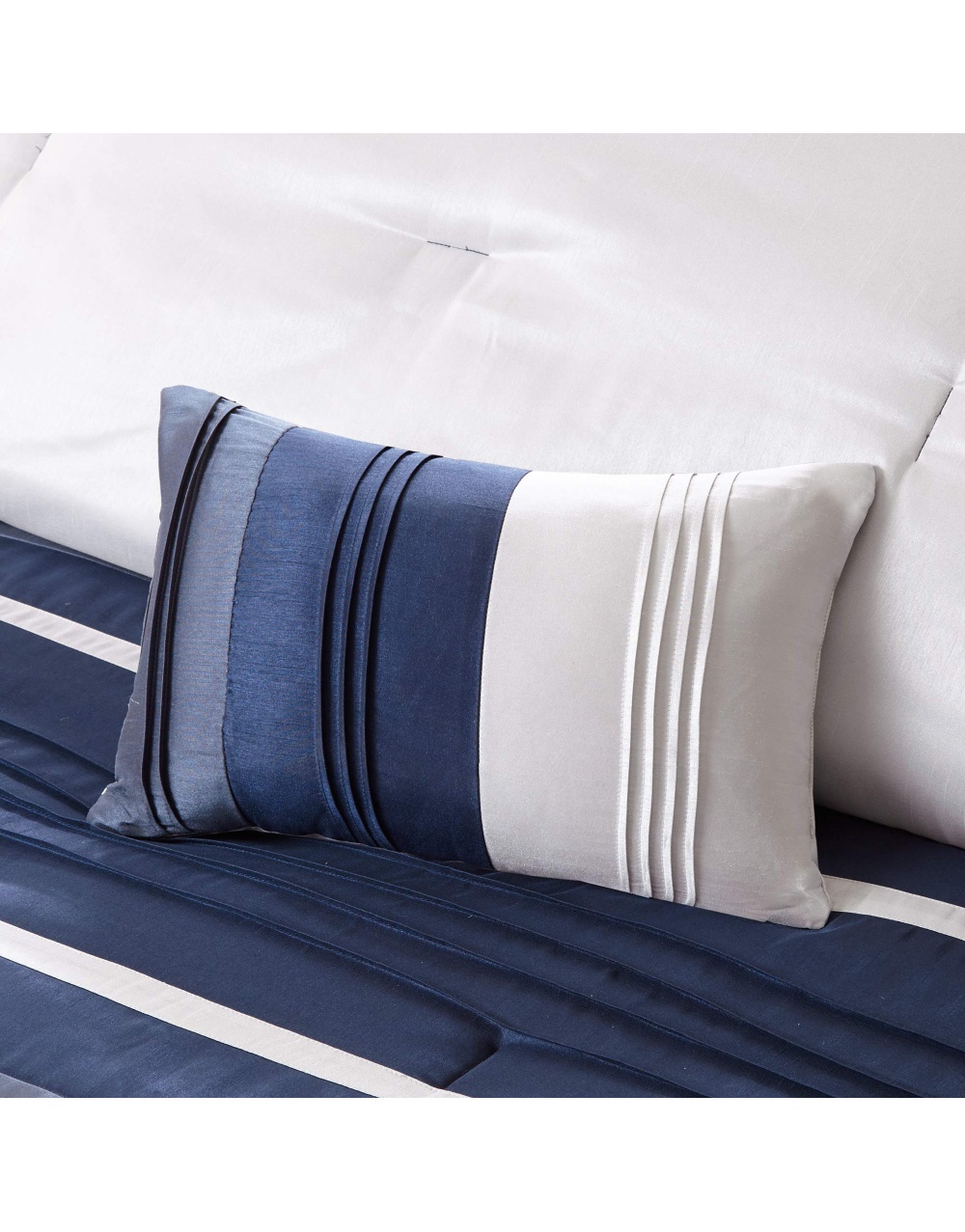 faux-silk-bedding-set-navy-blue-2