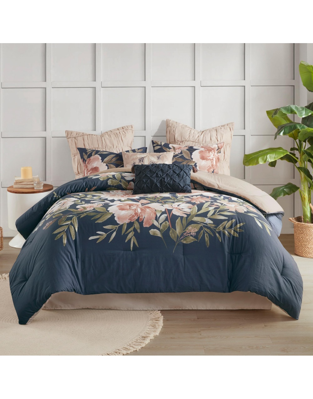 navy-blue-floral-8-piece-cotton-bedding-set-1