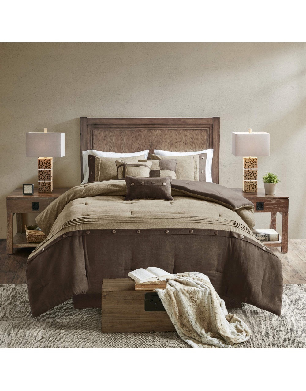 rustic-brown-faux-suede-bedding-set-3