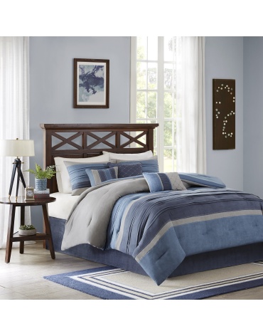 blue-grey-bed-skirt-bedding-comforter-set-1