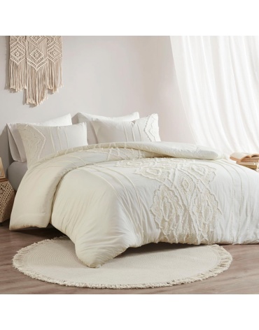 chenille-tufted-off-white-bedding-comforter-set-1